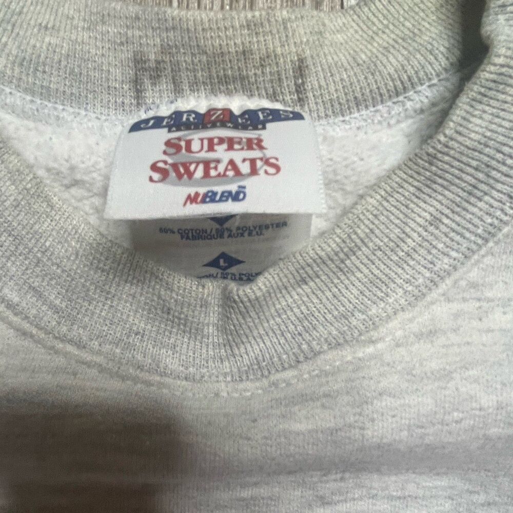 Vintage Air Force Crewneck Sweatshirt Grey 90s XL Made In USA - Picture 2 of 3